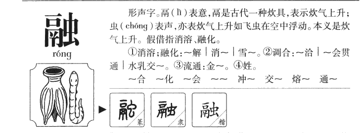 融字五行属什么-融字起名的寓意-融字意思