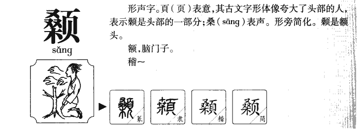 颡字五行属什么-颡字起名的寓意-颡字意思