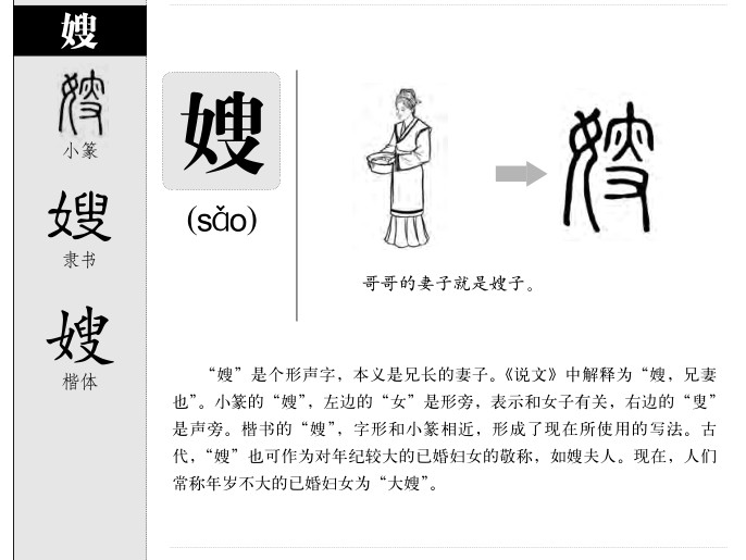 嫂字五行属什么-嫂字起名的寓意-嫂字意思