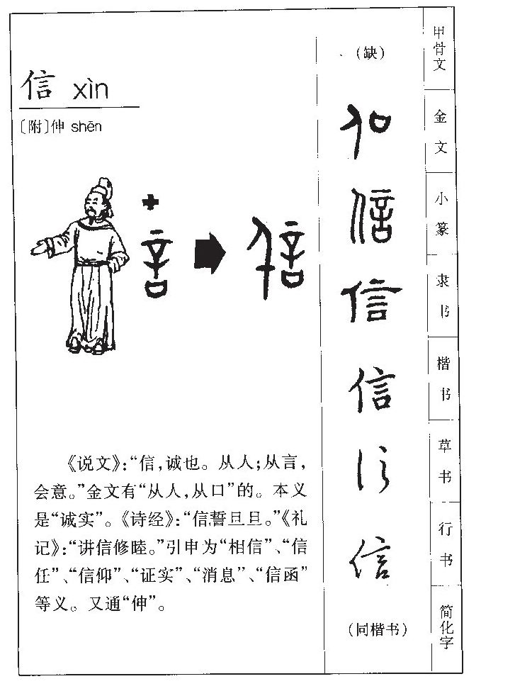 信字五行属什么-信字起名的寓意-信字意思