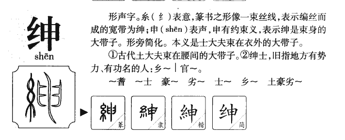 绅字五行属什么-绅字起名的寓意-绅字意思