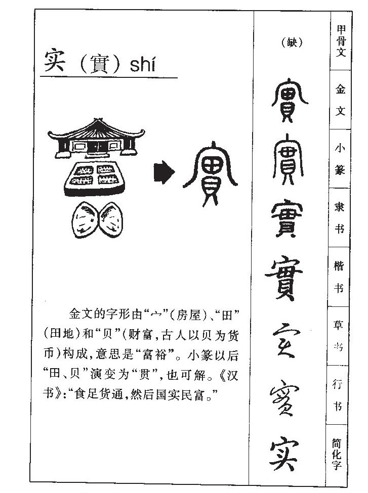 实字五行属什么-实字起名的寓意-实字意思