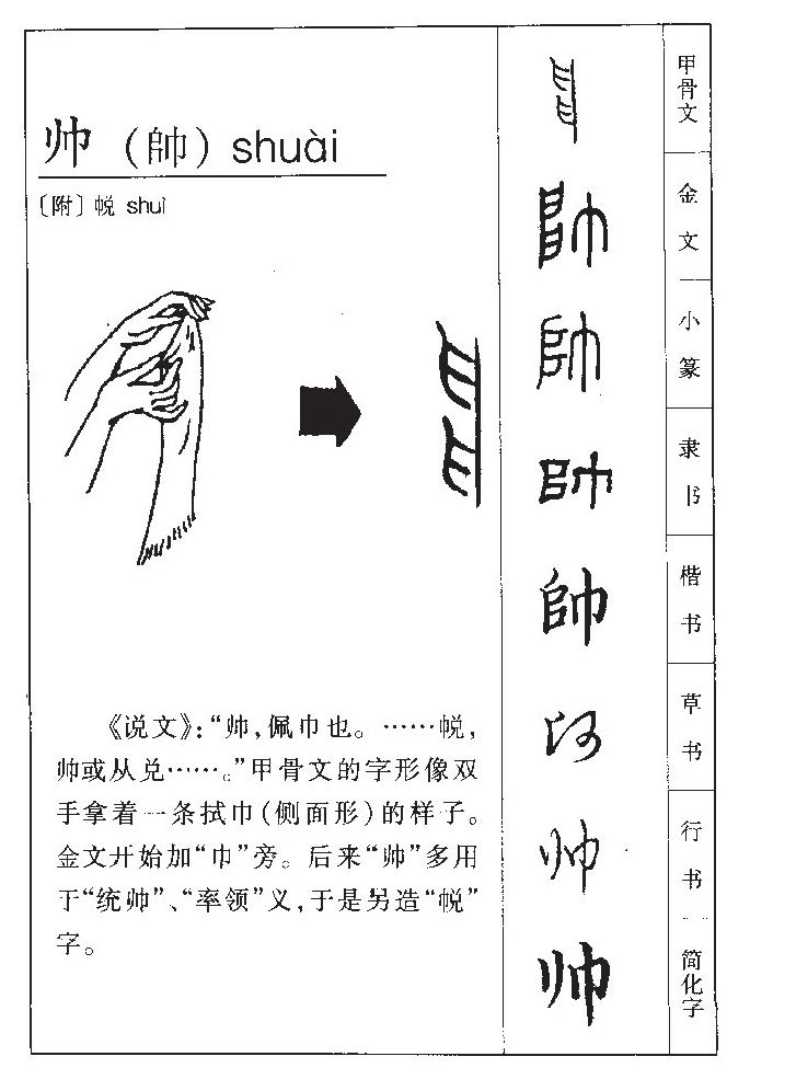 帅字五行属什么-帅字起名的寓意-帅字意思