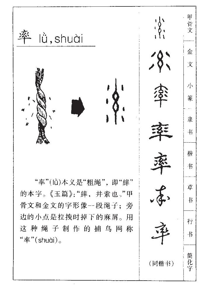 率字五行属什么-率字起名的寓意-率字意思