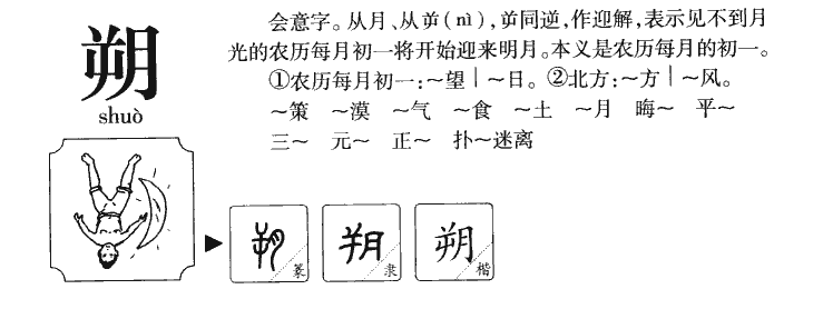 朔字五行属什么-朔字起名的寓意-朔字意思