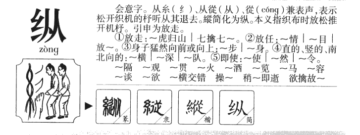 纵字五行属什么-纵字起名的寓意-纵字意思