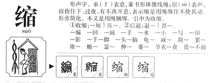 缩字五行属什么-缩字起名的寓意-缩字意思