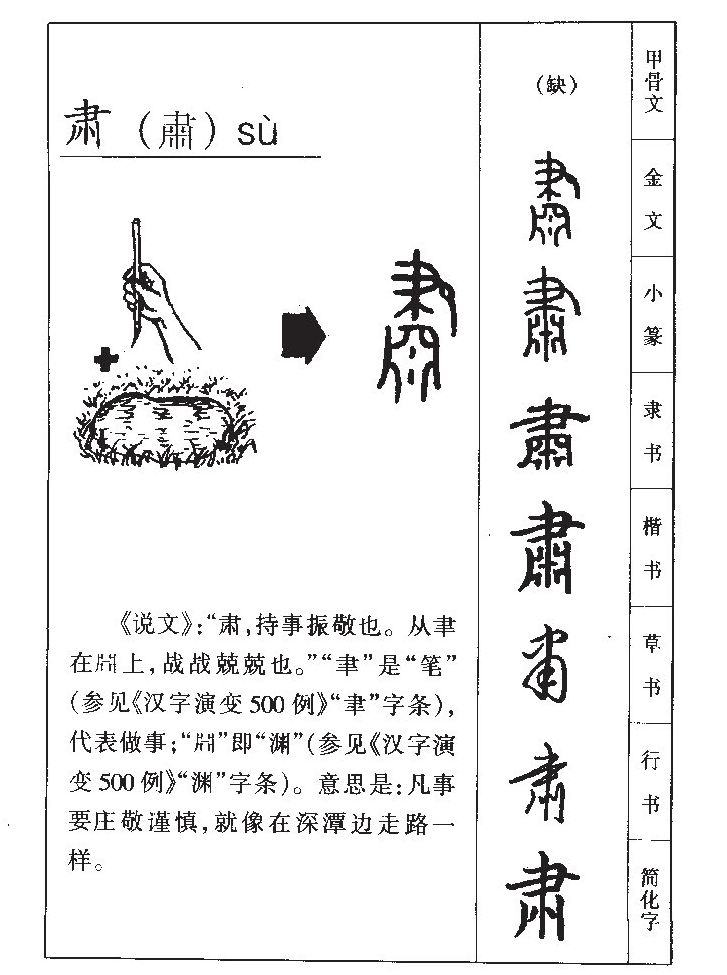 肃字五行属什么-肃字起名的寓意-肃字意思