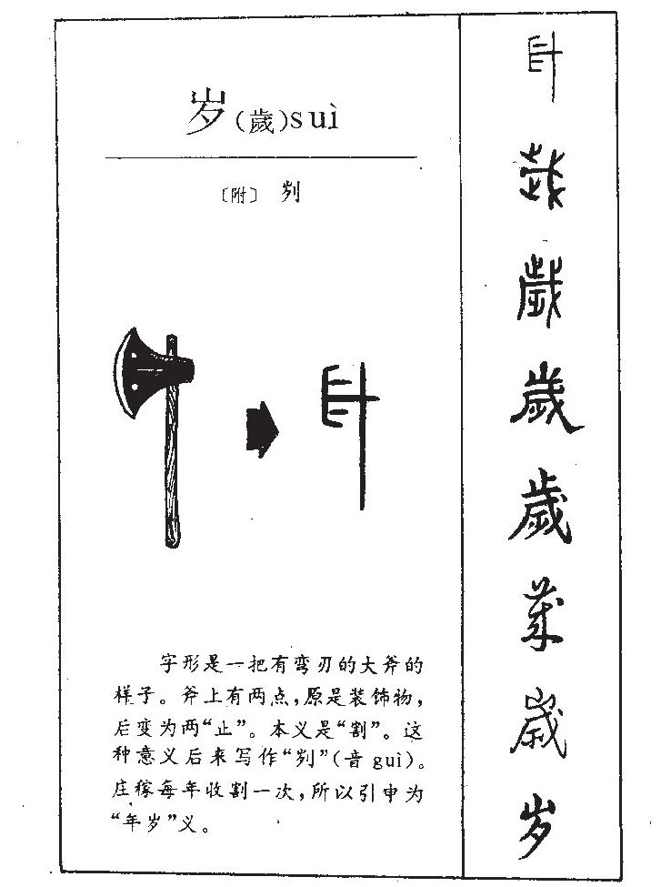 岁字五行属什么-岁字起名的寓意-岁字意思