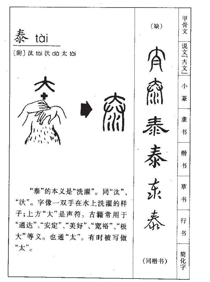 泰字五行属什么-泰字起名的寓意-泰字意思