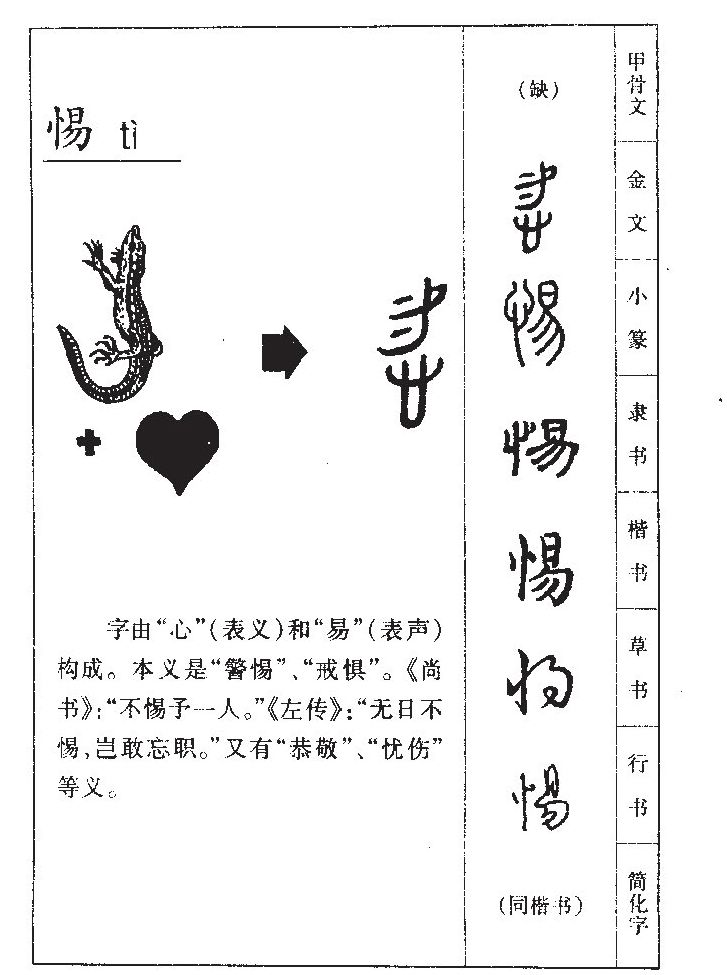 惕字五行属什么-惕字起名的寓意-惕字意思