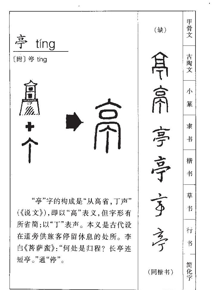 亭字五行属什么-亭字起名的寓意-亭字意思