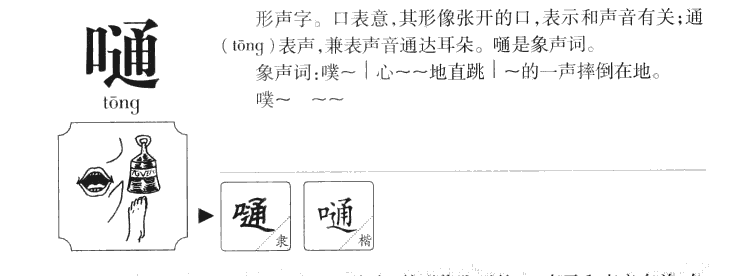 嗵字五行属什么-嗵字起名的寓意-嗵字意思