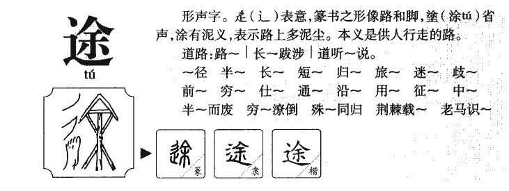 途字五行属什么-途字起名的寓意-途字意思