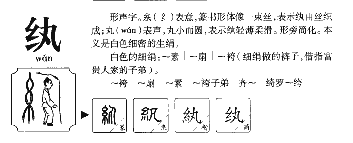 纨字五行属什么-纨字起名的寓意-纨字意思