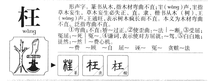 枉字五行属什么-枉字起名的寓意-枉字意思