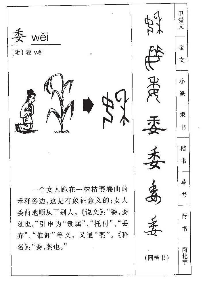 委字五行属什么-委字起名的寓意-委字意思