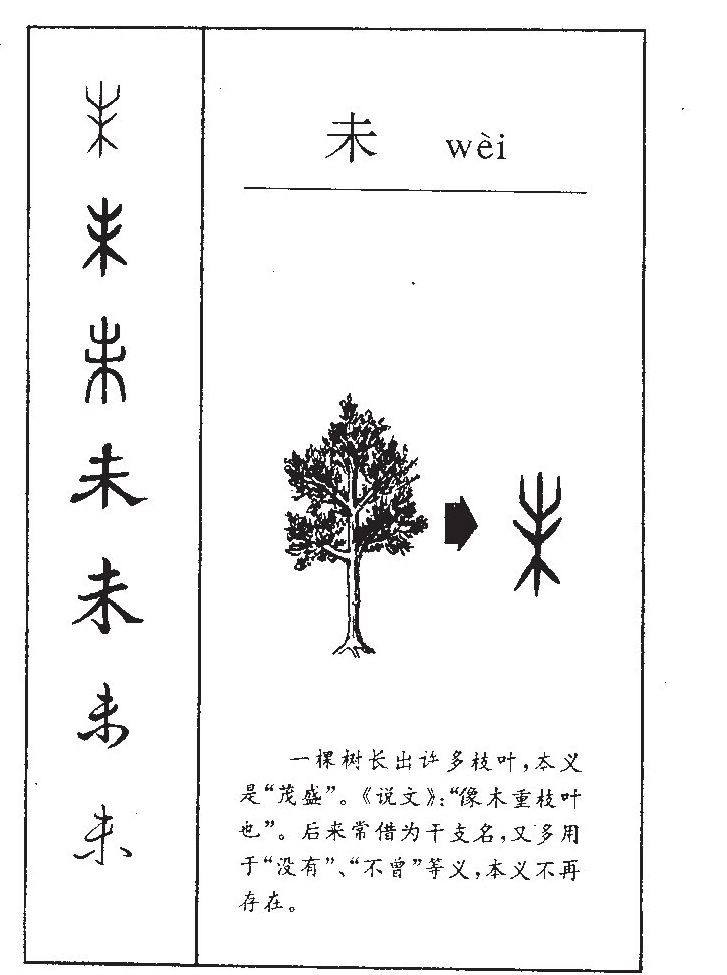 未字五行属什么-未字起名的寓意-未字意思