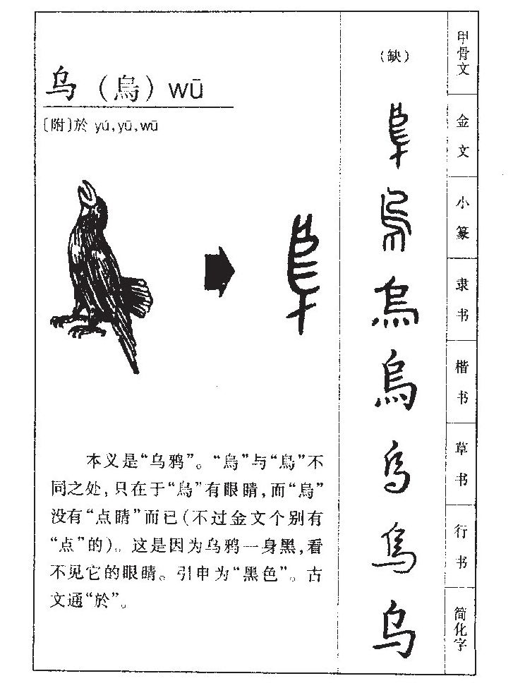 乌字五行属什么-乌字起名的寓意-乌字意思