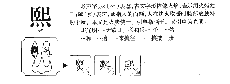 熙字五行属什么-熙字起名的寓意-熙字意思
