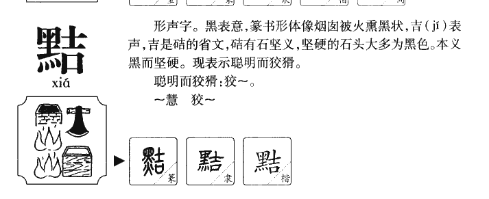 黠字五行属什么-黠字起名的寓意-黠字意思