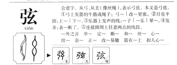 弦字五行属什么-弦字起名的寓意-弦字意思