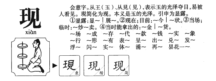 现字五行属什么-现字起名的寓意-现字意思