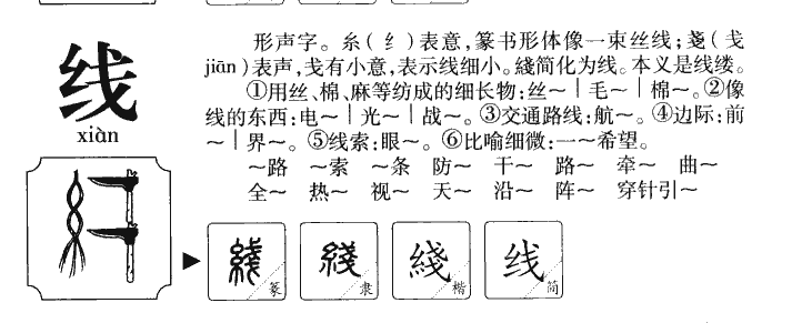 线字五行属什么-线字起名的寓意-线字意思