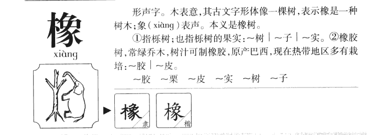 橡字五行属什么-橡字起名的寓意-橡字意思