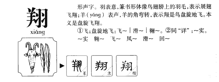 翔字五行属什么-翔字起名的寓意-翔字意思