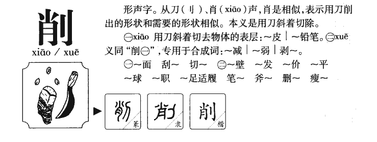 削字五行属什么-削字起名的寓意-削字意思