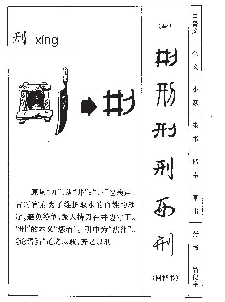 刑字五行属什么-刑字起名的寓意-刑字意思