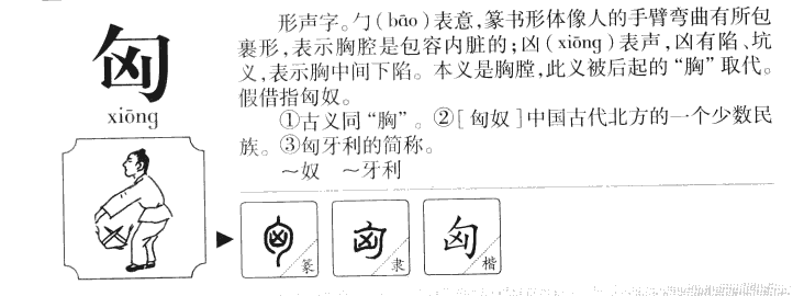 匈字五行属什么-匈字起名的寓意-匈字意思