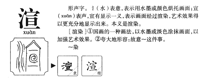 渲字五行属什么-渲字起名的寓意-渲字意思