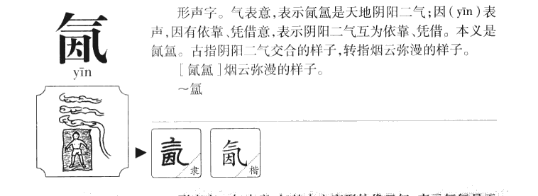 氤字五行属什么-氤字起名的寓意-氤字意思