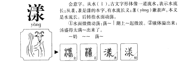 漾字五行属什么-漾字起名的寓意-漾字意思