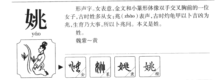 姚字五行属什么-姚字起名的寓意-姚字意思