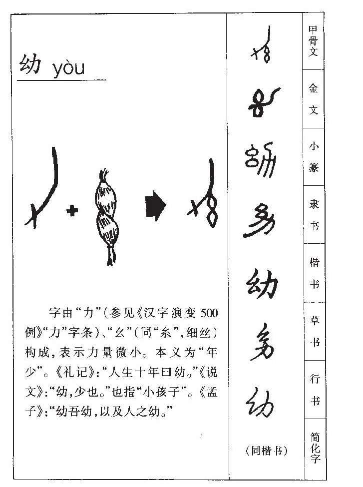 幼字五行属什么-幼字起名的寓意-幼字意思