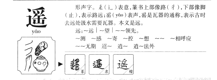 遥字五行属什么-遥字起名的寓意-遥字意思