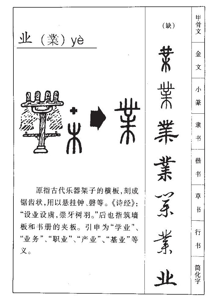 业字五行属什么-业字起名的寓意-业字意思