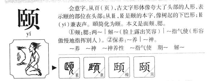 颐字五行属什么-颐字起名的寓意-颐字意思