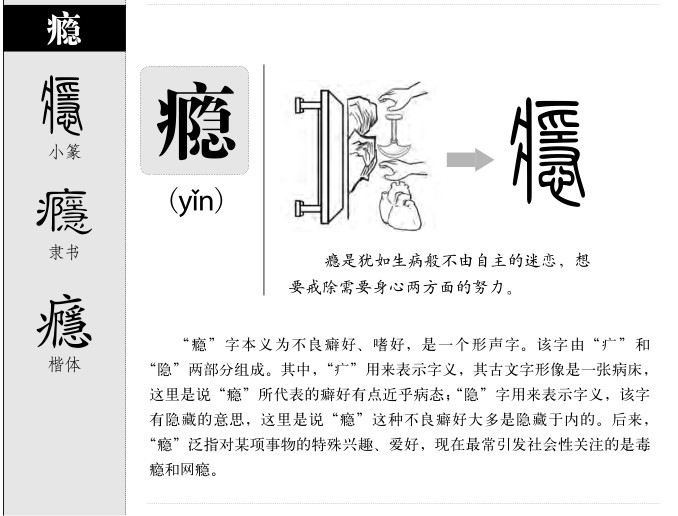 瘾字五行属什么-瘾字起名的寓意-瘾字意思