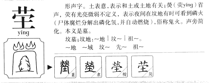 茔字五行属什么-茔字起名的寓意-茔字意思
