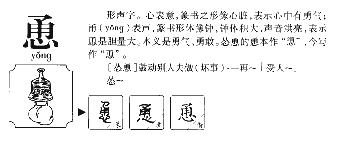 恿字五行属什么-恿字起名的寓意-恿字意思