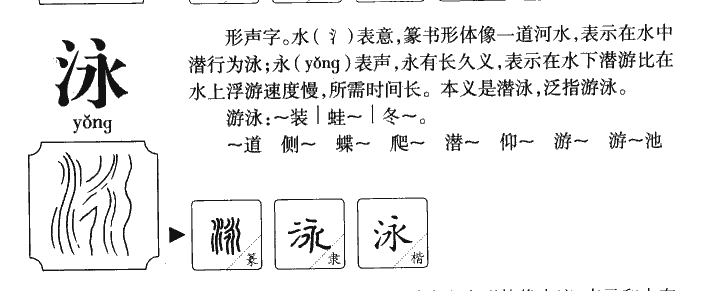 泳字五行属什么-泳字起名的寓意-泳字意思