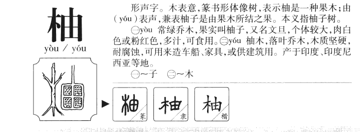 柚字五行属什么-柚字起名的寓意-柚字意思
