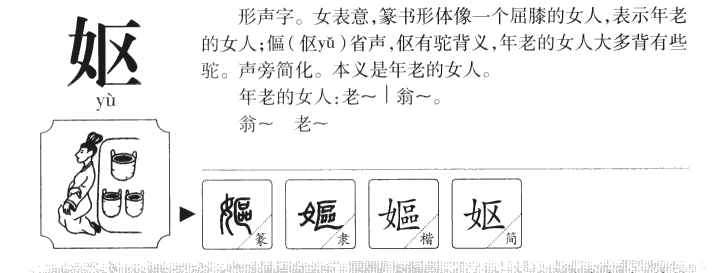 妪字五行属什么-妪字起名的寓意-妪字意思