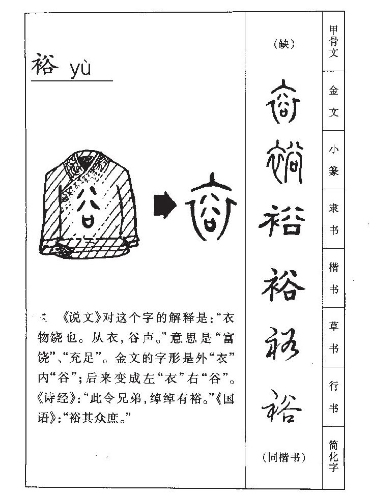 裕字五行属什么-裕字起名的寓意-裕字意思