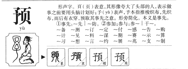 预字五行属什么-预字起名的寓意-预字意思