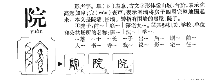 院字五行属什么-院字起名的寓意-院字意思